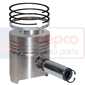 PISTON WITH RINGS , Renault / Claas, Classique - 82, Engine and components, Pistons-Ring sets-Liners, Piston and ring