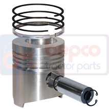 PISTON WITH RINGS , Renault / Claas, Classique - 98, Engine and components, Pistons-Ring sets-Liners, Piston and ring, , PISTON WITH RINGS , 28/32-164, , 0.00 kg