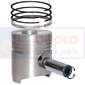 PISTON WITH RINGS PIN PISTON Ø = 32 MM        , Renault / Claas, 600 - 681-4S