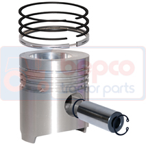 PISTON WITH RINGS PIN PISTON Ø = 32 MM, Renault / Claas, Classique - 80S, Engine and components, Pistons-Ring sets-Liners, Piston and ring, 7701016804, 7701022282, , PISTON WITH RINGS PIN PISTON Ø = 32 MM, 28/32-165, 7701016804, 7701022282, , 0.00 kg