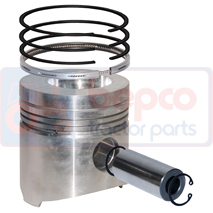 PISTON WITH RINGS PIN PISTON Ø = 32 MM, Renault / Claas, 700 - 751-4, Engine and components, Pistons-Ring sets-Liners, Piston and ring, , PISTON WITH RINGS PIN PISTON Ø = 32 MM, 28/32-170, , 0.00 kg