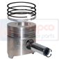 PISTON WITH RINGS PIN PISTON Ø = 35 MM        , Renault / Claas, Classique - 50S