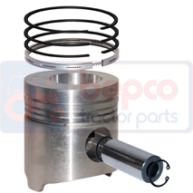 PISTON WITH RINGS PIN PISTON Ø = 35 MM, Renault / Claas, Engine and components, Pistons-Ring sets-Liners, Piston and ring, 7701030041, , PISTON WITH RINGS PIN PISTON Ø = 35 MM, 28/32-172, 7701030041, , 0.00 kg