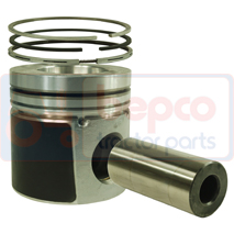 PISTON WITH RINGS , 30/32-174, B32174, , 0.00 kg