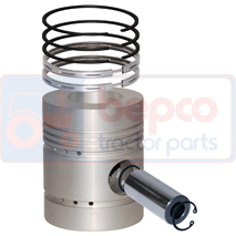 PISTON WITH RINGS , Massey Ferguson,  - 510, Engine and components, Pistons-Ring sets-Liners, Piston and ring, 68510, B1214, , PISTON WITH RINGS , 30/32-18, 68510, B1214, , 0.00 kg