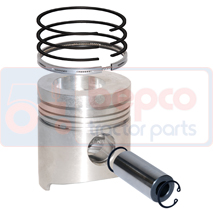 PISTON WITH RINGS , Fendt, Engine and components, Pistons-Ring sets-Liners, Piston and ring, F281202310012, , PISTON WITH RINGS , 22/32-216, F281202310012, , 1.68 kg