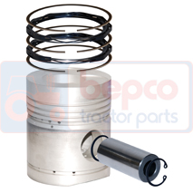 PISTON WITH RINGS , 24/32-25, 81710337, E1ADDN6102G, , 0.00 kg