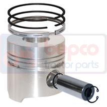 PISTON WITH RINGS , Fiat, Classique - 300, Engine and components, Pistons-Ring sets-Liners, Piston and ring, , PISTON WITH RINGS , 23/32-251, , 1.50 kg