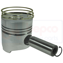 PISTON WITH RINGS +0,60mm, Fiat, Classique - 550, Engine and components, Pistons-Ring sets-Liners, Piston and ring, , PISTON WITH RINGS +0,60mm, 23/32-251BC, , 1.47 kg