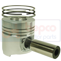 PISTON WITH RINGS , Fiat, 90 - 110-90DT, Engine and components, Pistons-Ring sets-Liners, Piston and ring, 153634133, 1902443, 1930186, , PISTON WITH RINGS , 23/32-254, 153634133, 1902443, 1930186, , 1.91 kg