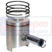 PISTON WITH RINGS , Fiat, Engine and components, Pistons-Ring sets-Liners, Piston and ring, 1901209, 1901358, 1901476, 1909182, 1909212, 8996021, , PISTON WITH RINGS , 23/32-266, 1901209, 1901358, 1901476, 1909182, 1909212, 8996021, , 2.38 kg