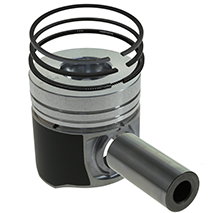 PISTON WITH RINGS +0,6mm, Case-IH, VJ - VJ60, Engine and components, Pistons-Ring sets-Liners, Piston and ring, 1931003, 1931203, , PISTON WITH RINGS +0,6mm, 54/32-271BC, 1931003, 1931203, , 1.90 kg