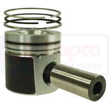 PISTON WITH RINGS STD , New Holland, Engine and components, Pistons-Ring sets-Liners, Piston and ring, 354138A1, 47108347, , PISTON WITH RINGS STD , 54/32-275, 354138A1, 47108347, , 0.00 kg