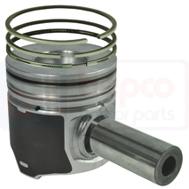 PISTON WITH RINGS , New Holland, TNSA - TN70SA, Engine and components, Pistons-Ring sets-Liners, Piston and ring, 1931021, 1931206, , PISTON WITH RINGS , 54/32-284, 1931021, 1931206, , 1.70 kg