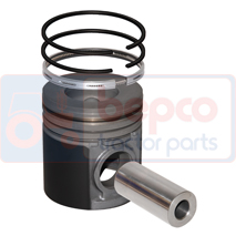 PISTON WITH RINGS , JCB, 530 - 530-70LE (AK), Engine and components, Pistons-Ring sets-Liners, Piston and ring, , PISTON WITH RINGS , 45/32-296, , 0.00 kg