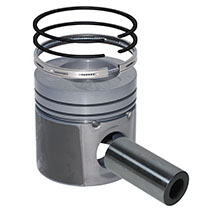 PISTON WITH RINGS , Valmet, Engine and components, Pistons-Ring sets-Liners, Piston and ring, 836840596, , PISTON WITH RINGS , 41/32-309, 836840596, , 2.00 kg