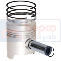 PISTON WITH RINGS , Ford, Engine and components, Pistons-Ring sets-Liners, Piston and ring, , PISTON WITH RINGS , 24/32-33, , 0.00 kg