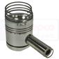 PISTON WITH RINGS , David Brown, 900 - 990(AD4/47), Engine and components, Pistons-Ring sets-Liners, Piston and ring