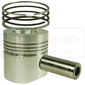 PISTON WITH RINGS , Steyr, 600 - 650, Engine and components, Pistons-Ring sets-Liners, Piston and ring