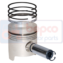 PISTON WITH RINGS , Ford, Engine and components, Pistons-Ring sets-Liners, Piston and ring, 81877566, F2NN6K100GA, , PISTON WITH RINGS , 24/32-37, 81877566, F2NN6K100GA, , 2.68 kg