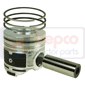 PISTON WITH RINGS         , Same, Silver - Silver 160