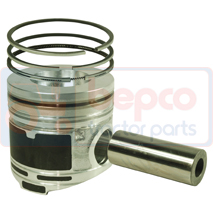 PISTON WITH RINGS , Same, Titan - Titan 190, Engine and components, Pistons-Ring sets-Liners, Piston and ring, 034000606, 03400060610, 03400060A, , PISTON WITH RINGS , 29/32-407, 034000606, 03400060610, 03400060A, , 1.87 kg