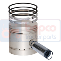 PISTON WITH RINGS , Massey Ferguson, Engine and components, Pistons-Ring sets-Liners, Piston and ring, 826276M91, , PISTON WITH RINGS , 30/32-41, 826276M91, , 0.00 kg