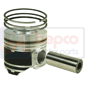 PISTON WITH RINGS , Same, Silver - Silver 85, Engine and components, Pistons-Ring sets-Liners, Piston and ring