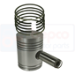 PISTON WITH RINGS , Hanomag, R - R12, Engine and components, Pistons-Ring sets-Liners, Piston and ring