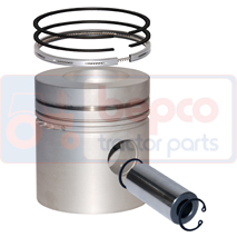 PISTON WITH RINGS , Massey Ferguson, 1000 - 1004, Engine and components, Pistons-Ring sets-Liners, Piston and ring, B1227, U5PR0045, , PISTON WITH RINGS , 30/32-59, B1227, U5PR0045, , 0.00 kg