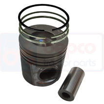 PISTON WITH RINGS , Massey Ferguson, 6400 - 6460, Engine and components, Pistons-Ring sets-Liners, Piston and ring, 4115P015, 4225019M91, , PISTON WITH RINGS , 30/32-607, 4115P015, 4225019M91, , 0.00 kg