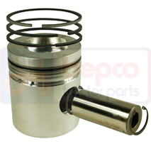 PISTON WITH RINGS , John Deere, Engine and components, Pistons-Ring sets-Liners, Piston and ring, , PISTON WITH RINGS , 37/32-711, , 0.00 kg