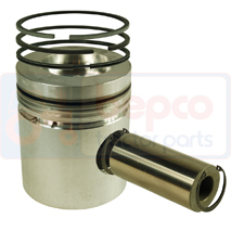 PISTON WITH RINGS , Zetor, Engine and components, Pistons-Ring sets-Liners, Piston and ring, , PISTON WITH RINGS , 37/32-712, , 0.00 kg