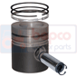 PISTON WITH RINGS         , Massey Ferguson, 300 - 355