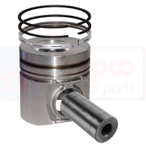 PISTON WITH RINGS , Case-IH, Engine and components, Pistons-Ring sets-Liners, Piston and ring, A77518, A77730, A77733, C3543267, , PISTON WITH RINGS , 25/32-91, A77518, A77730, A77733, C3543267, , 1.45 kg