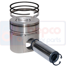 PISTON WITH RINGS 0.040''-1.02mm, Case-IH, Engine and components, Pistons-Ring sets-Liners, Piston and ring, J802765, , PISTON WITH RINGS 0.040''-1.02mm, 25/32-93B, J802765, , 2.09 kg