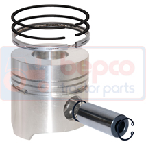 PISTON WITH RINGS 0.60mm, Fiat, Classique - 600, Engine and components, Pistons-Ring sets-Liners, Piston and ring, 1909218, , PISTON WITH RINGS 0.60mm, 23/32-95A, 1909218, , 1.57 kg