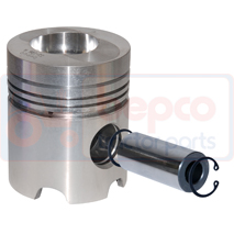 PISTON & PIN 4 RINGS, Deutz, Agroxtra - Agroxtra 4.07, Engine and components, Pistons-Ring sets-Liners, Piston, , PISTON & PIN 4 RINGS, 21/33-106A, , 1.70 kg