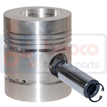 PISTON & PIN , Massey Ferguson, 300 - 384VQ, Engine and components, Pistons-Ring sets-Liners, Piston, 735187M91, 82878, , PISTON & PIN , 30/33-12, 735187M91, 82878, , 1.66 kg