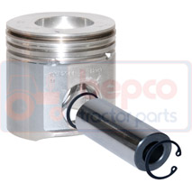 PISTON & PIN , John Deere, Engine and components, Pistons-Ring sets-Liners, Piston, RE505102, RE509540, RE55512, , PISTON & PIN , 26/33-181, RE505102, RE509540, RE55512, , 1.94 kg