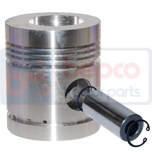 PISTON & PIN , Massey Ferguson, Engine and components, Pistons-Ring sets-Liners, Piston, 3639030M1, 55737, , PISTON & PIN , 30/33-20, 3639030M1, 55737, , 2.00 kg