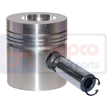 PISTON & PIN , Massey Ferguson, 1000 - 1080, Engine and components, Pistons-Ring sets-Liners, Piston, 738106M91, 86716, , PISTON & PIN , 30/33-21, 738106M91, 86716, , 2.17 kg