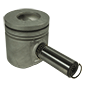 PISTON & PIN , Case-IH, CS - CS63, Engine and components, Pistons-Ring sets-Liners, Piston