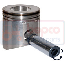 PISTON & PIN , John Deere, 40 - 2040 (Espana), Engine and components, Pistons-Ring sets-Liners, Piston, AR55980, AR71067, AR79868, AR87738, RE11515, RE19282, RE19283, , PISTON & PIN , 26/33-51, AR55980, AR71067, AR79868, AR87738, RE11515, RE19282, RE19283, , 1.81 kg