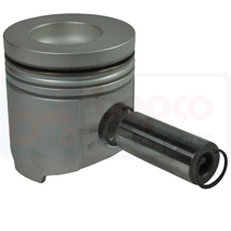 PISTON & PIN FIRST VERSION, John Deere, 40 - 2040S (Deutschland), Engine and components, Pistons-Ring sets-Liners, Piston, AR55980, AR71067, AR79868, AR87738, RE11515, RE19282, RE19283, , PISTON & PIN FIRST VERSION, 26/33-51E, AR55980, AR71067, AR79868, AR87738, RE11515, RE19282, RE19283, , 1.77 kg