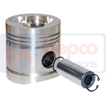 PISTON & PIN 0.020''-0.51mm, David Brown, 1200 - 1212, Engine and components, Pistons-Ring sets-Liners, Piston, B3381B, , PISTON & PIN 0.020''-0.51mm, 20/33-81B, B3381B, , 1.43 kg