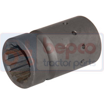 COUPLING , Massey Ferguson, 200 - 250, Transmission, Rear axle, Central casing, 1680189M1, 1871925M1, , COUPLING , 30/330-4, 1680189M1, 1871925M1, , 0.76 kg