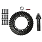 CROWN WHEEL AND PIGNON 235mm, Massey Ferguson, 100 - 140, Transmission, Front axle 4WD, Difference input - final drive