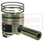 PISTON WITH RINGS , Same, Engine and components, Pistons-Ring sets-Liners, Piston and ring