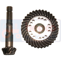 CROWN WHEEL & PINION , Case-IH, 44 - 844XL, Transmission, Front axle 4WD, Difference input - final drive, 3230272R1, , CROWN WHEEL & PINION , 25/341-12, 3230272R1, , 0.00 kg